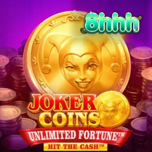 Tampilan antarmuka slot Joker Coins Unlimited Fortune dengan tema klasik